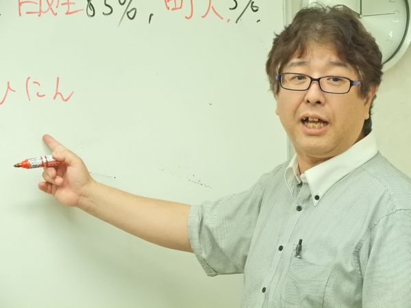 才木先生の授業中の様子