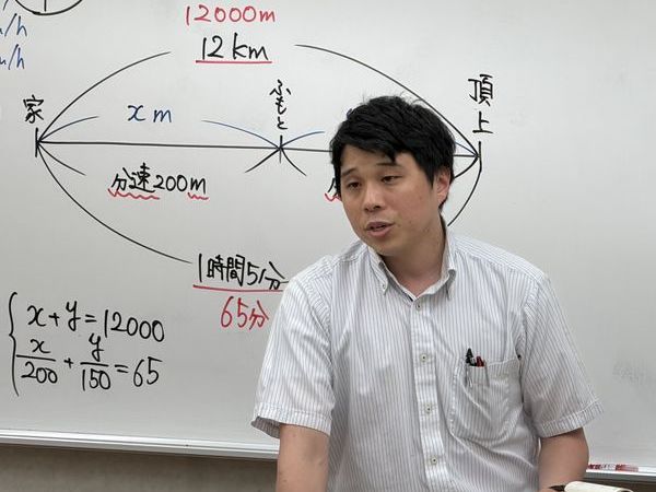 大原先生の授業中の様子